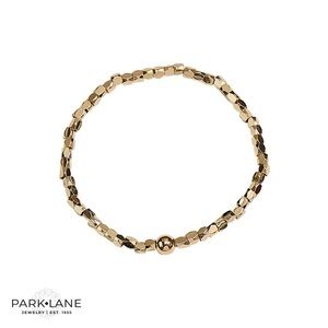 Park Lane Hazy Gold Beaded Bracelet | Stretch to Fit | NIB